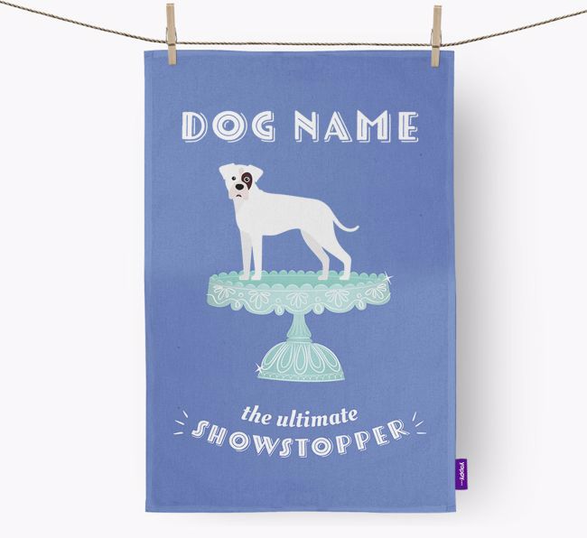 'The Ultimate Showstopper' - Personalised {breedFullName} Tea Towel